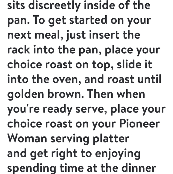 ❤️ New Pioneer Woman Timeless Non-Stick Roaster with Wire Rack - Picture 3 of 10